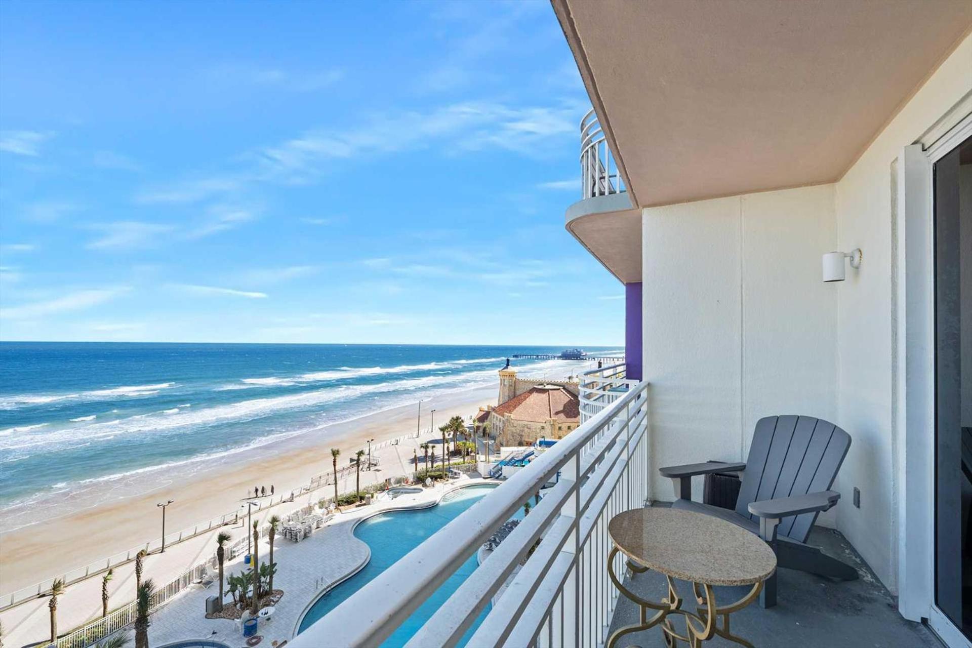 Luxury 8Th Floor 2 Bedroom Condo Direct Oceanfront Wyndham Ocean Walk Resort Daytona Beach | 801 Экстерьер фото